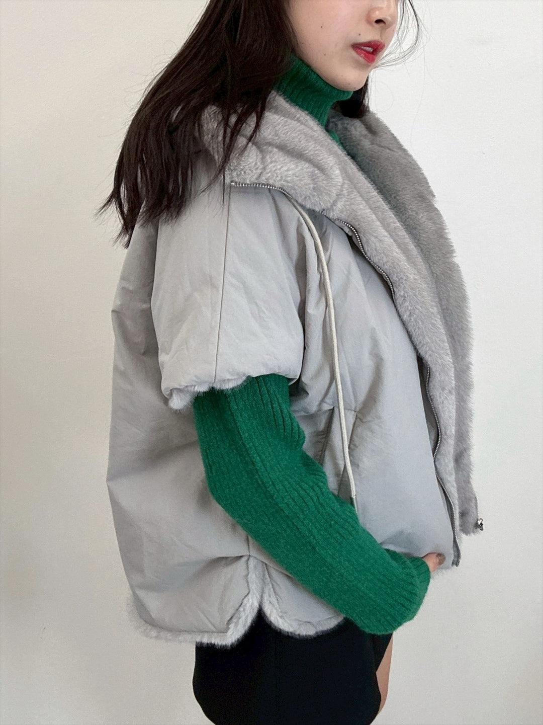 reversible hoodie outer