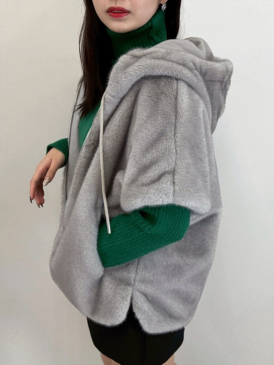 reversible hoodie outer
