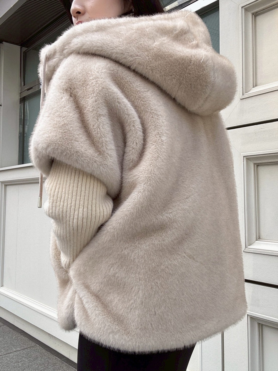 reversible hoodie outer