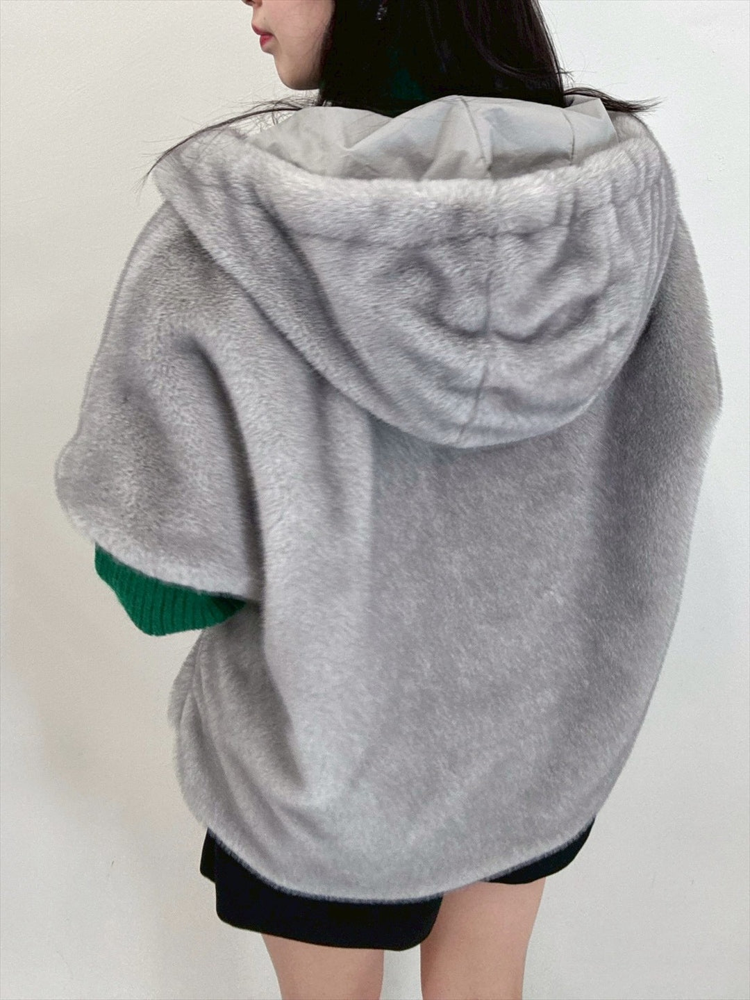 reversible hoodie outer