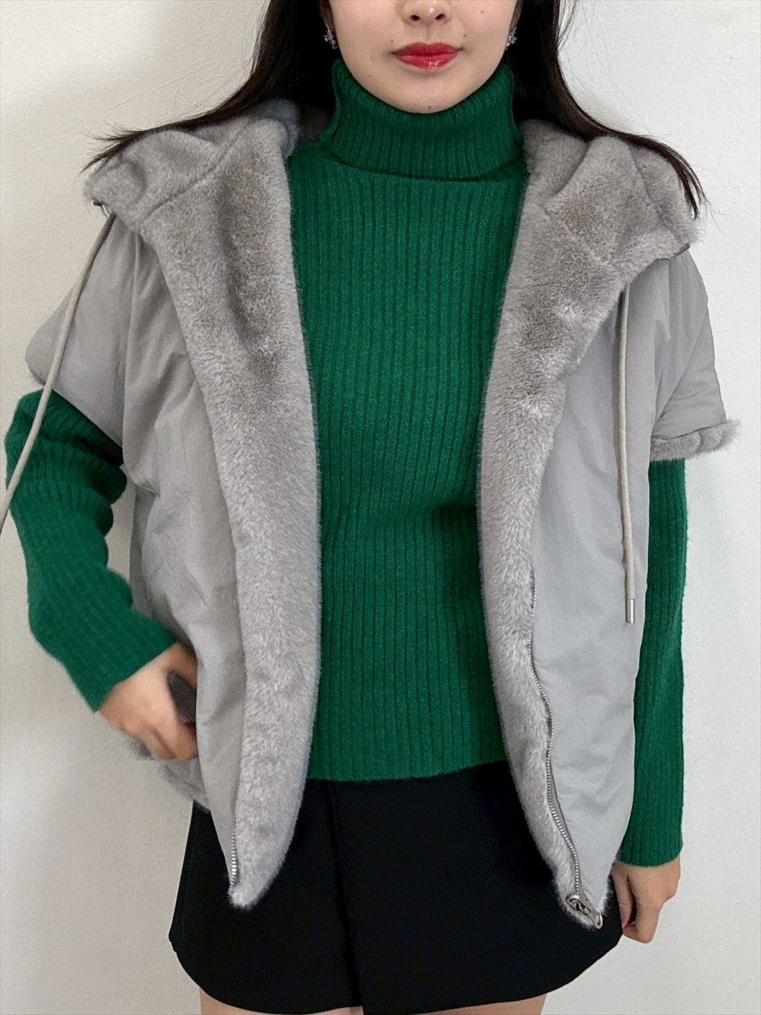 reversible hoodie outer