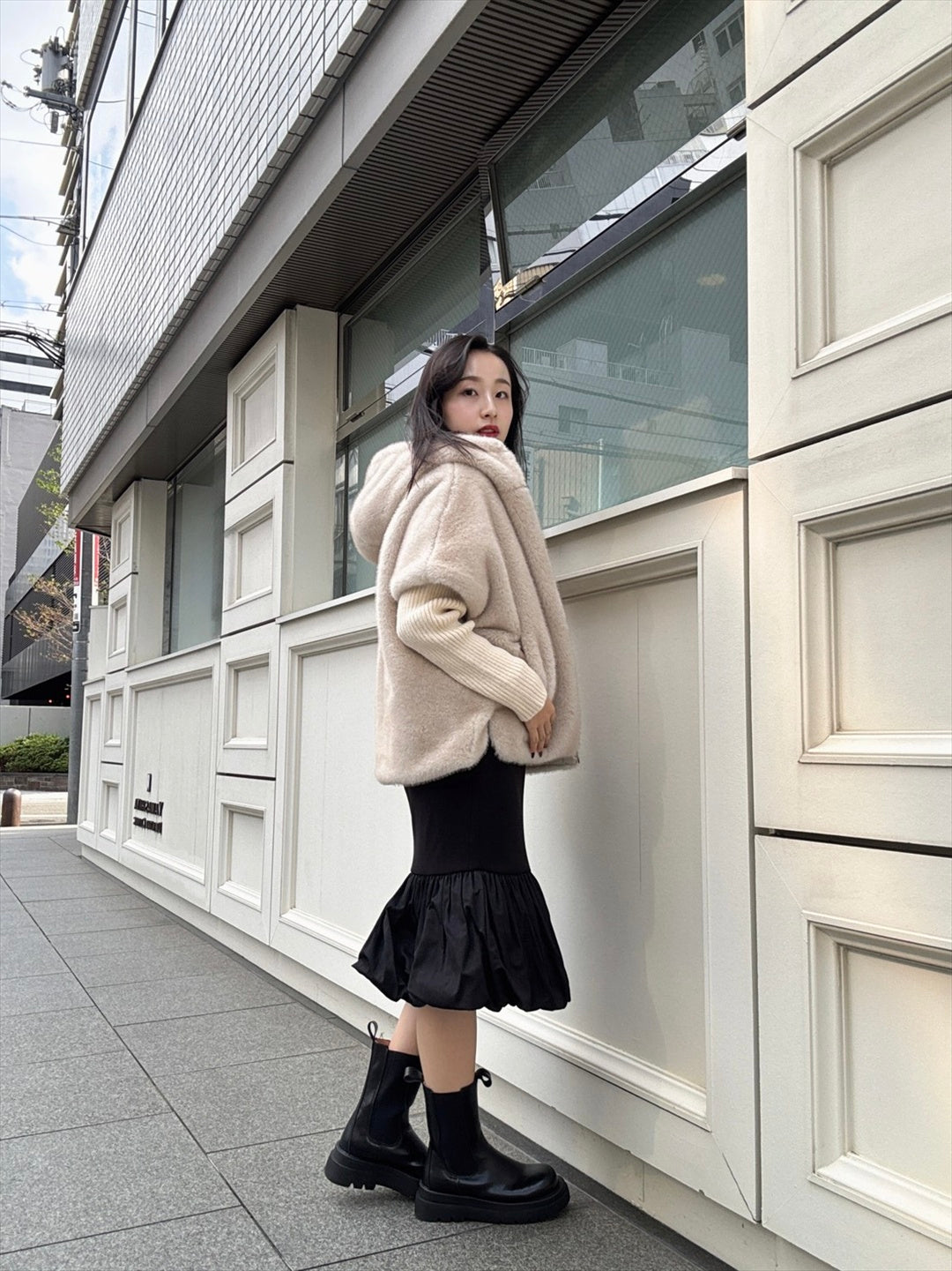 reversible hoodie outer