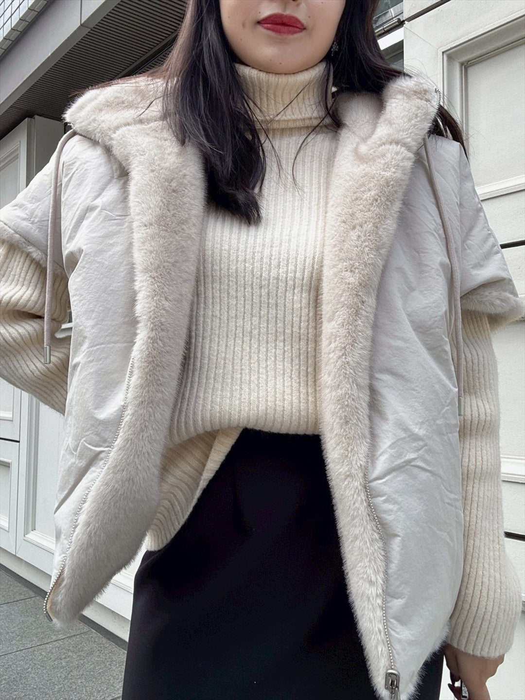 reversible hoodie outer