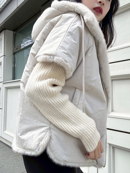 reversible hoodie outer