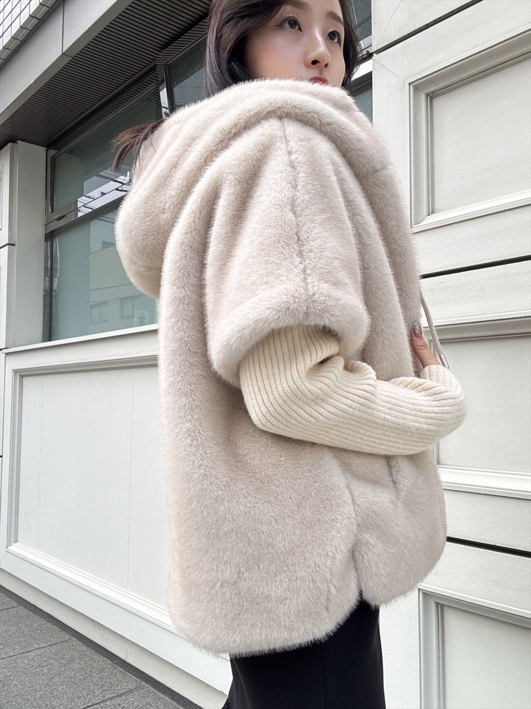 reversible hoodie outer