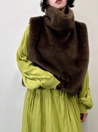 fluffy vest