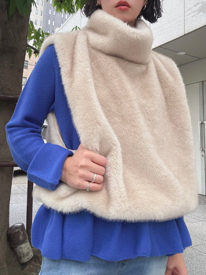 fluffy vest