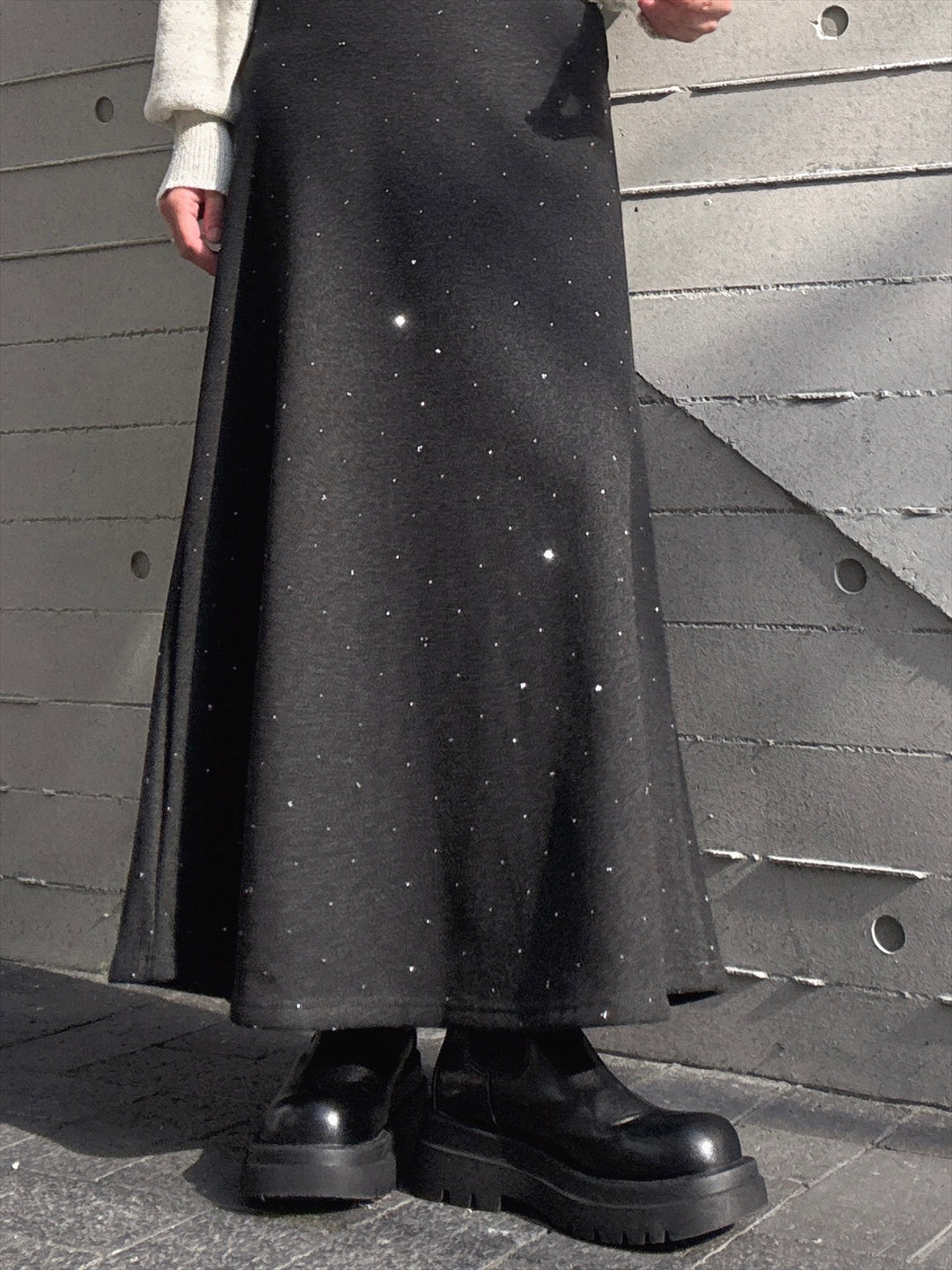 skirt with rhinestones