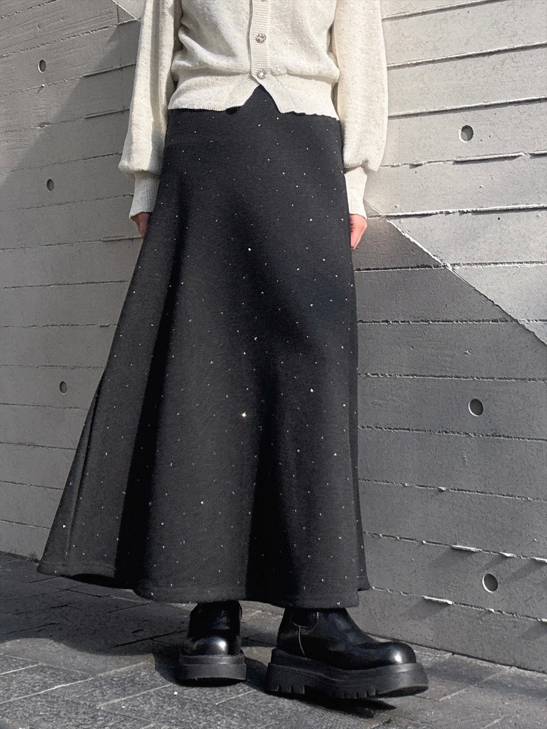 skirt with rhinestones