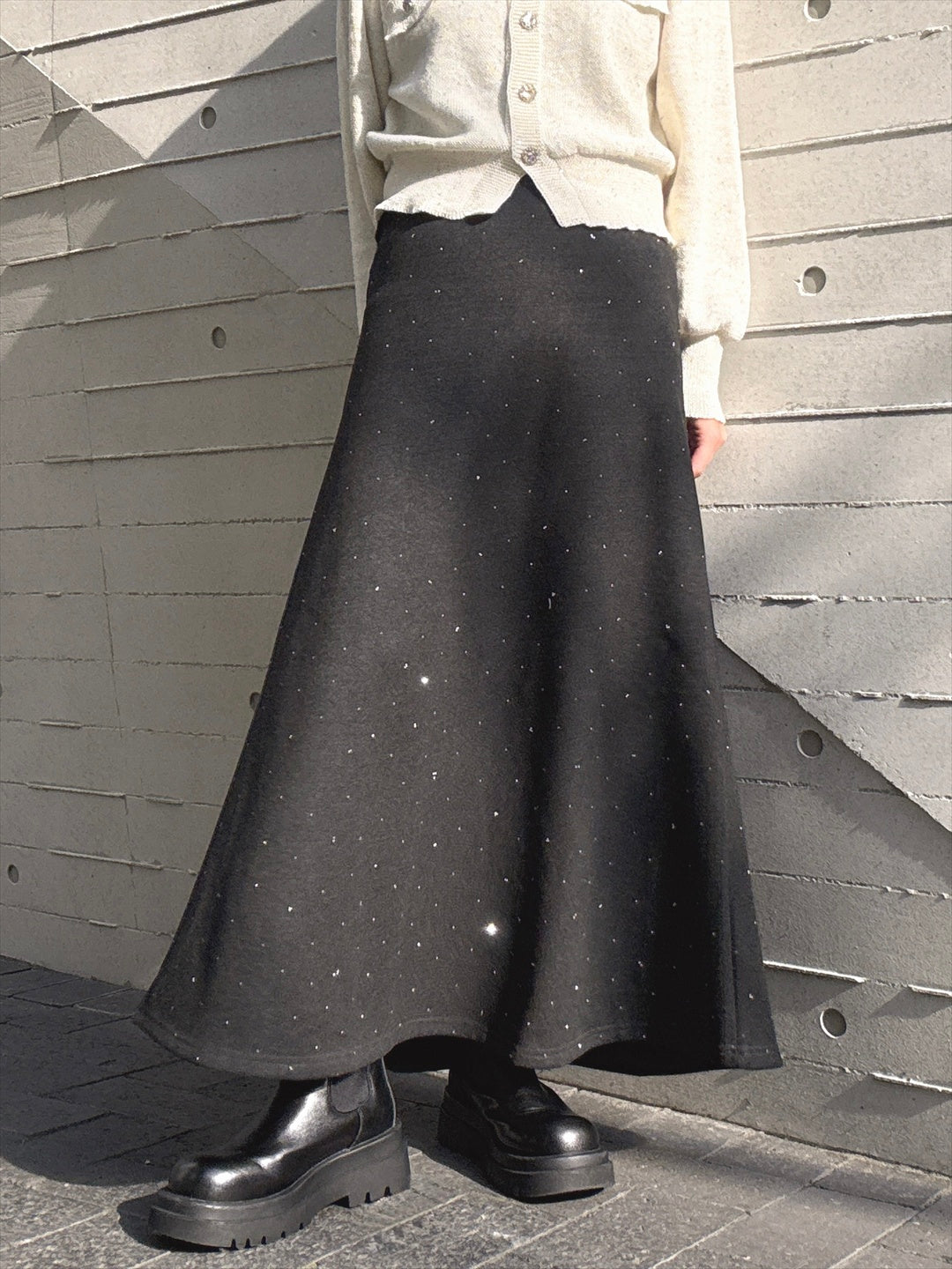 skirt with rhinestones