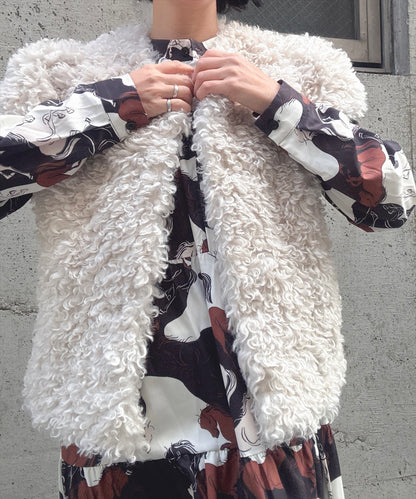 horse pattern brown color tered one piece