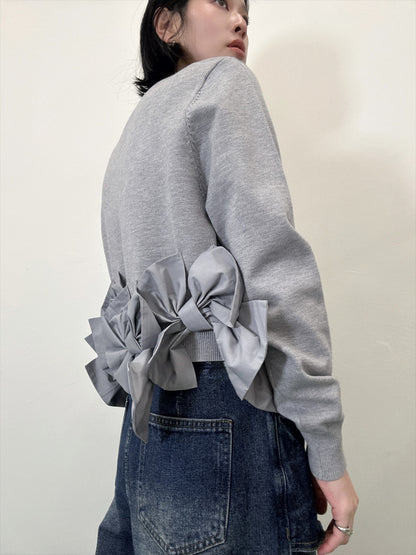 ribbon hem cardigan