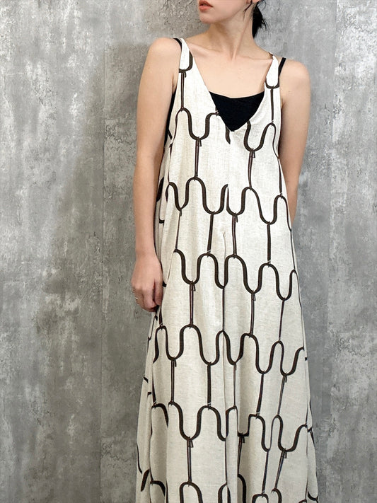 modern line halter neck maxi one piece