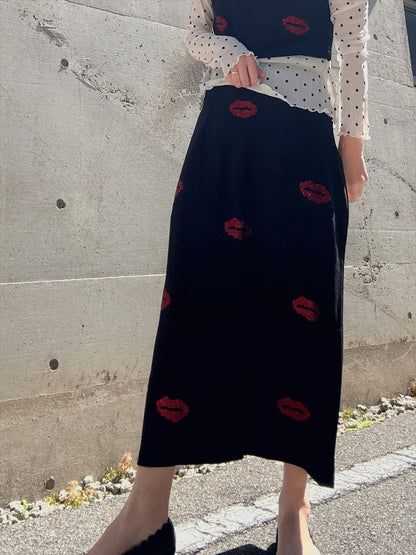 lip rhinestone setup