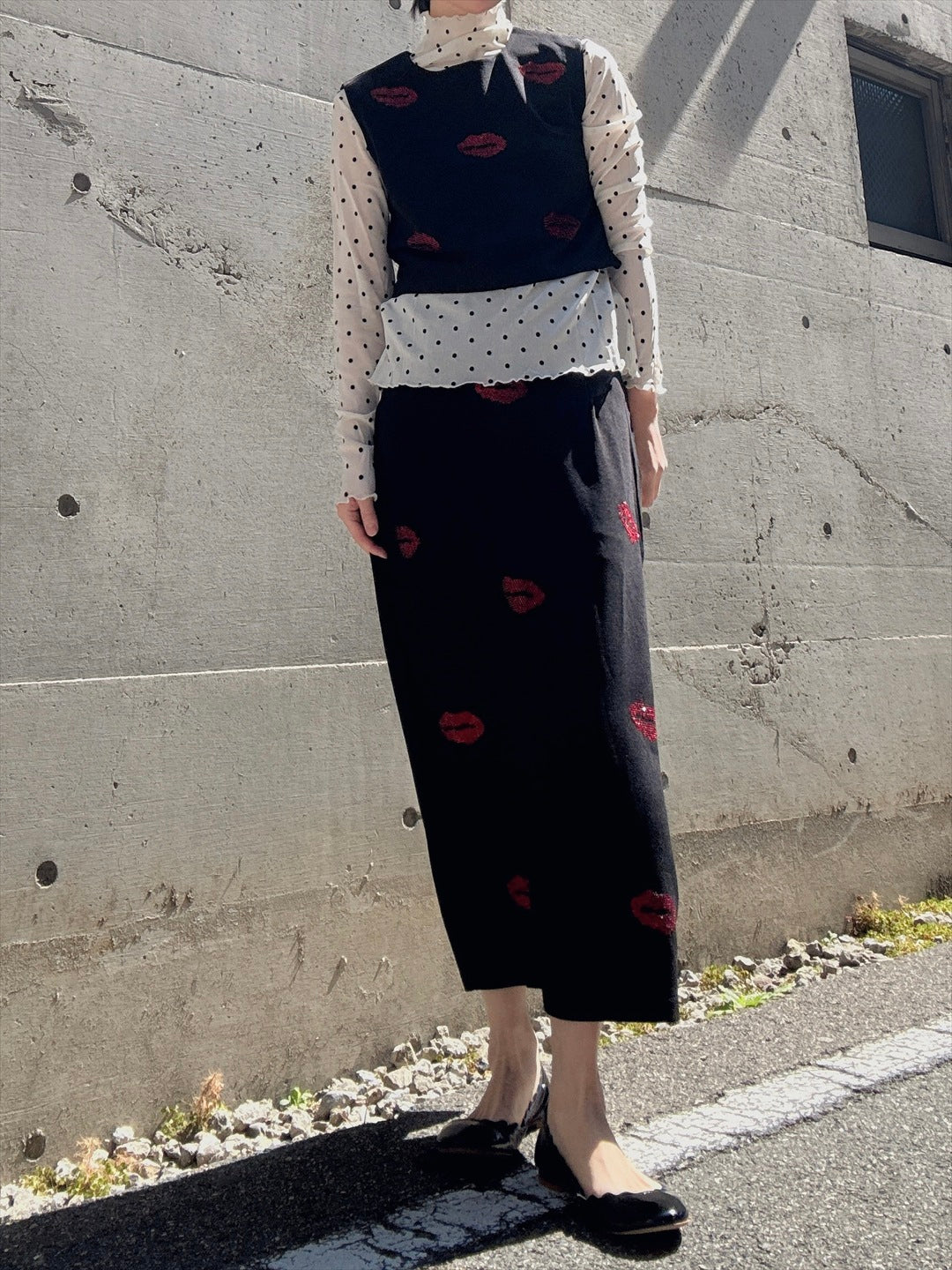 lip rhinestone setup