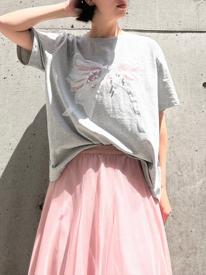 ribbon motif Tshirt