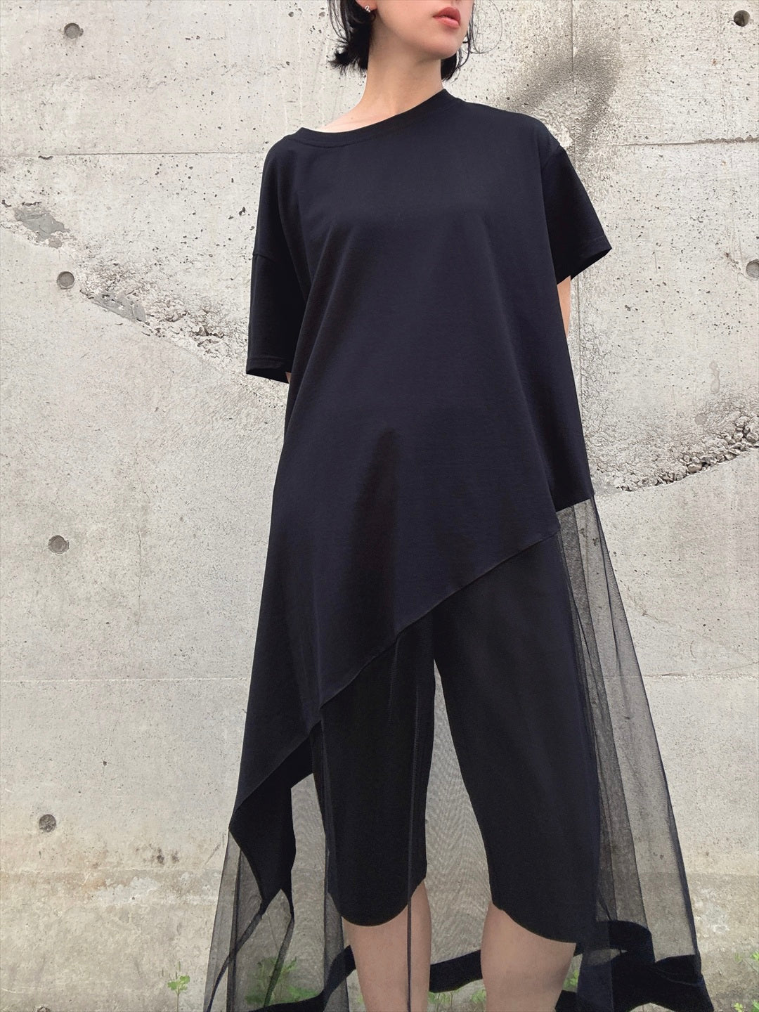 tulle docking asymmetry Tshirt