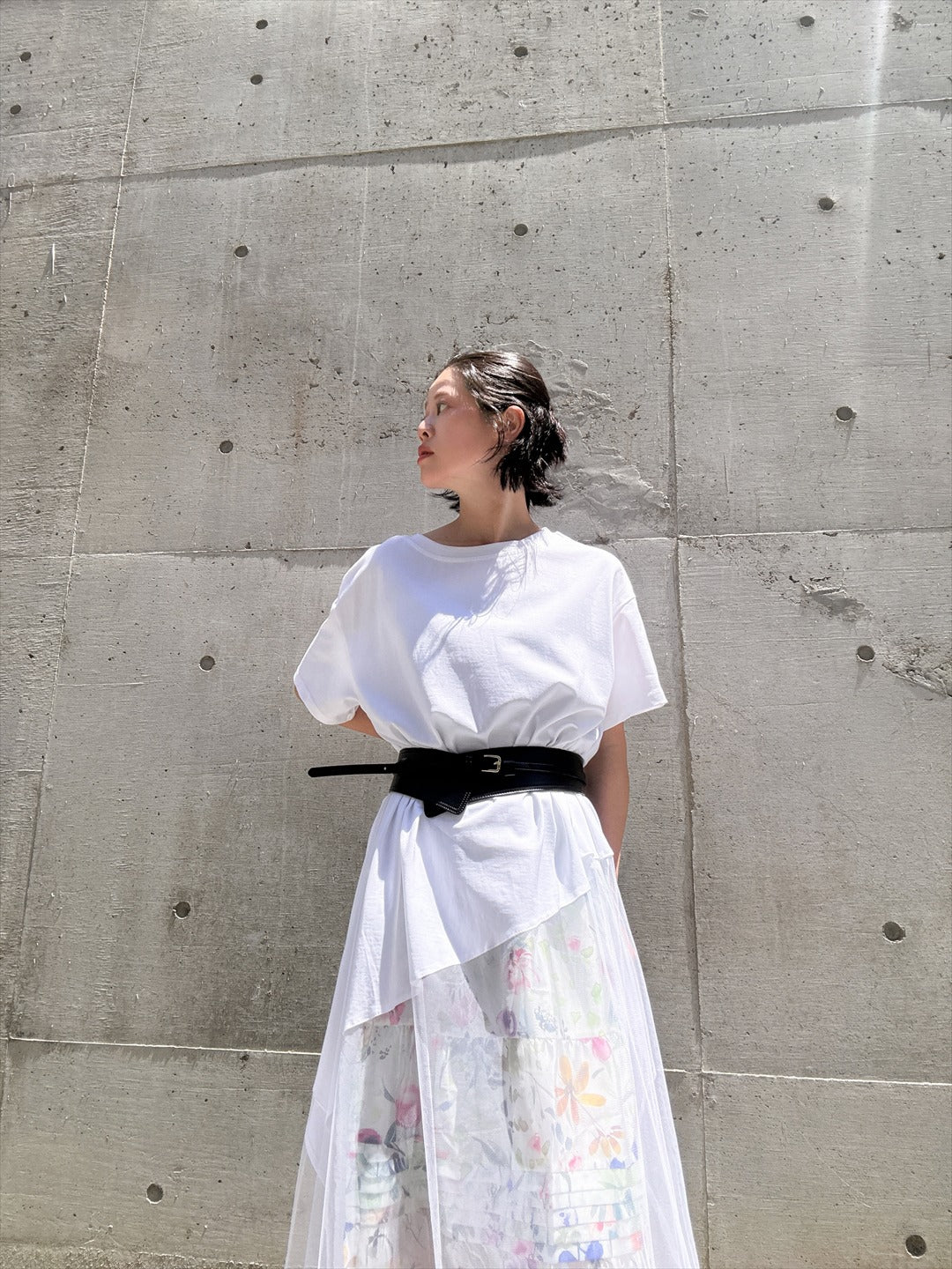 tulle docking asymmetry Tshirt