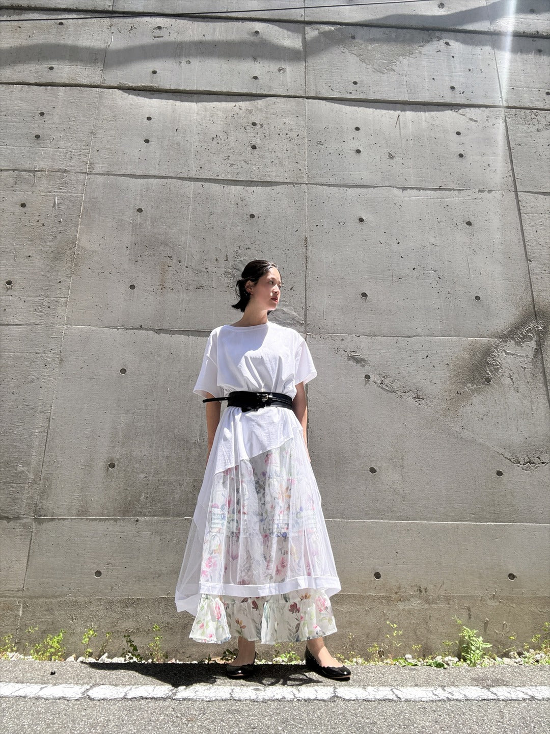 tulle docking asymmetry Tshirt