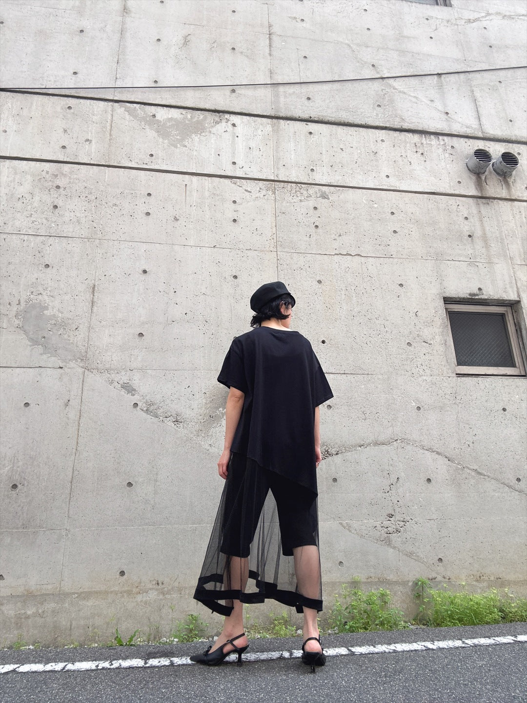 tulle docking asymmetry Tshirt