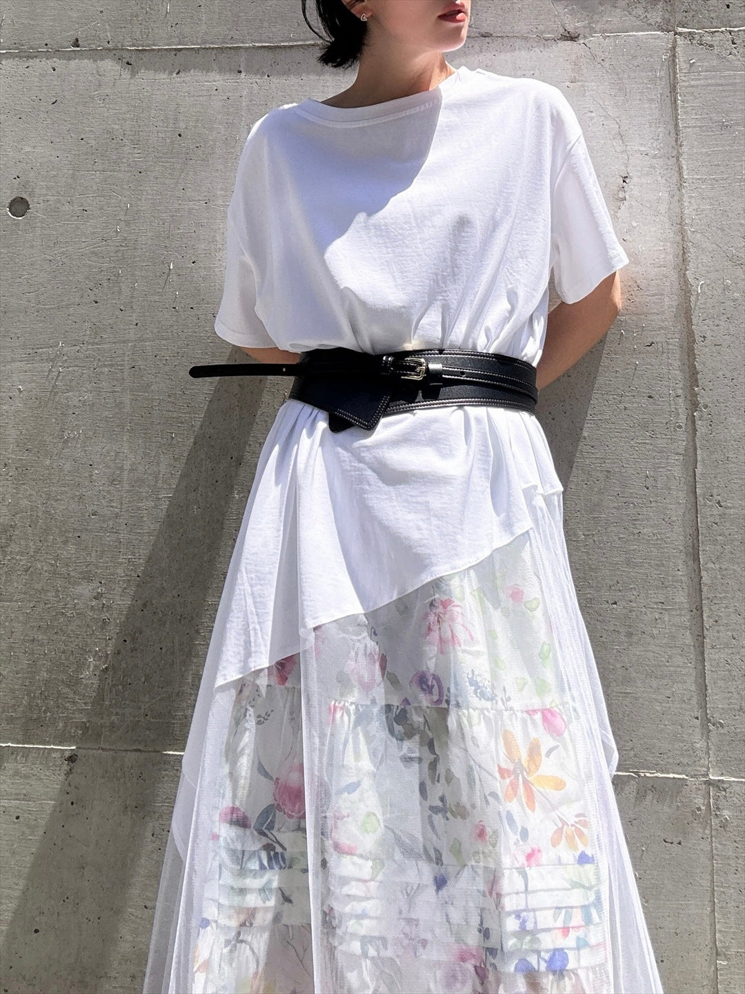 tulle docking asymmetry Tshirt