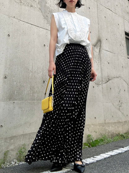 french sleeve bosom blouse
