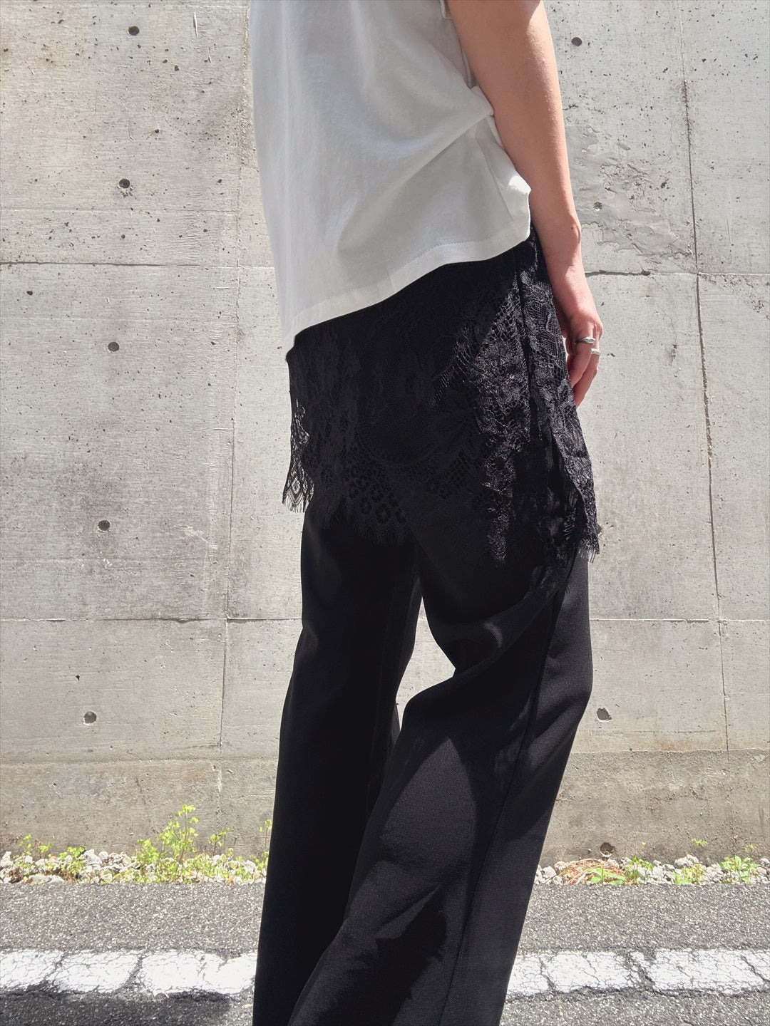 lace docking pants　