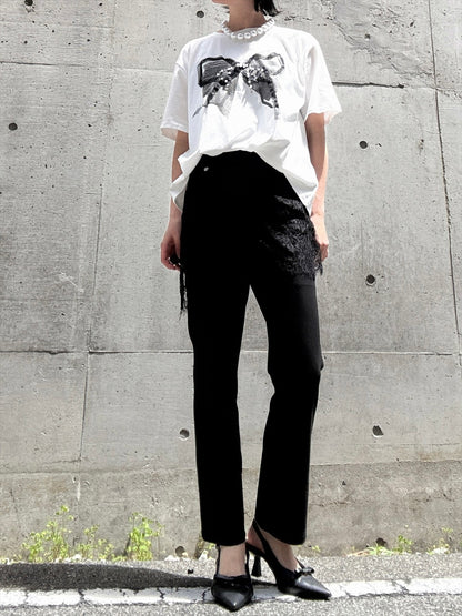 lace docking pants　