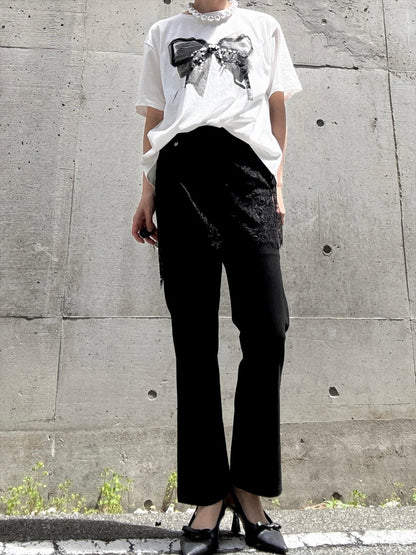 lace docking pants　