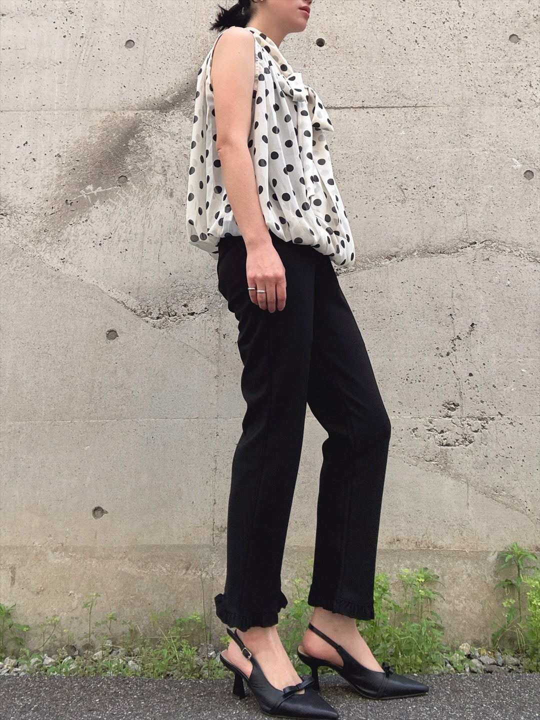 hem frillp pants