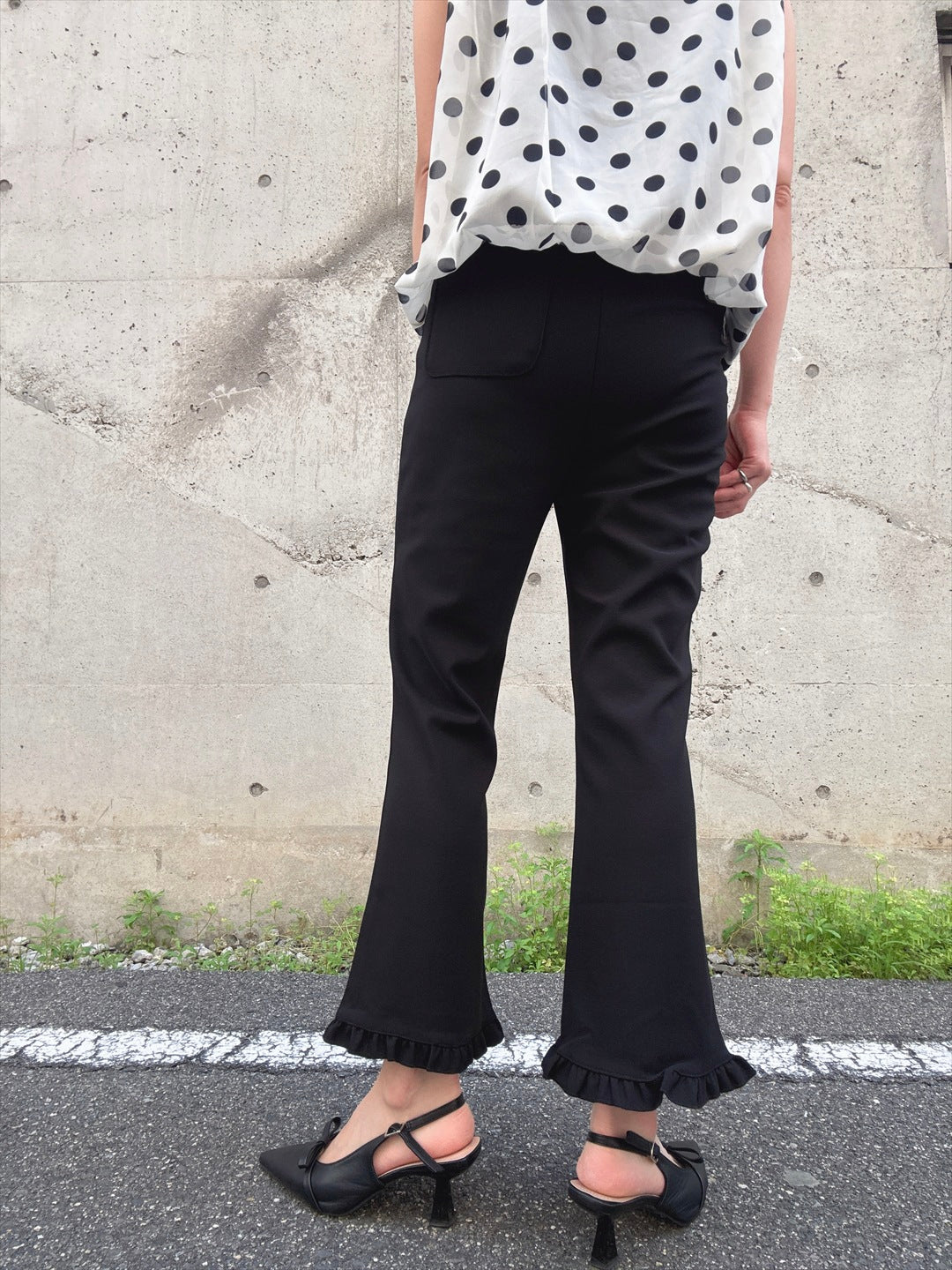 hem frillp pants