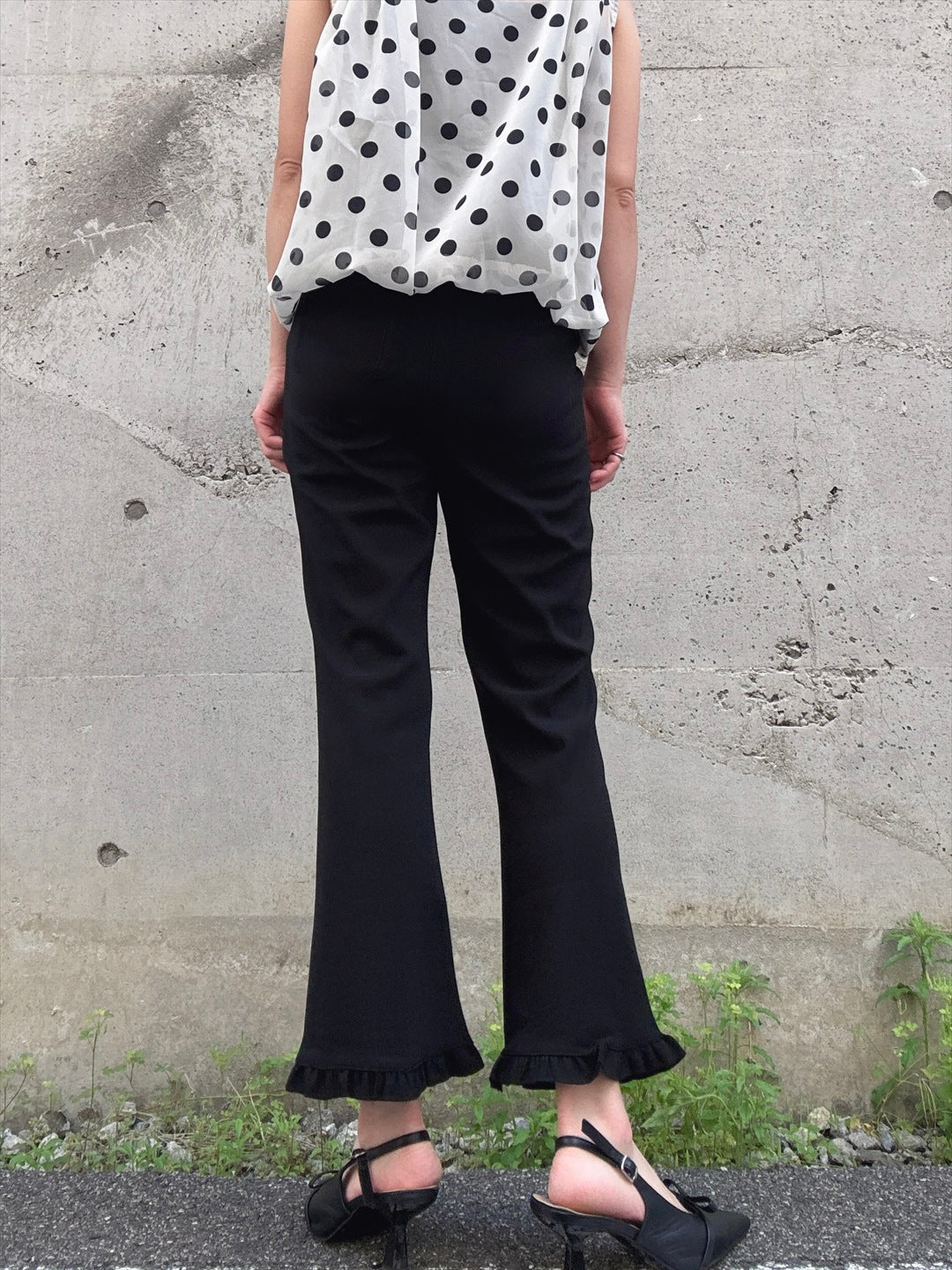 hem frillp pants