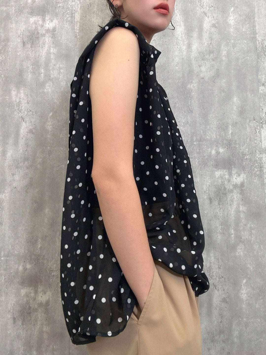 bow tie simple blouse