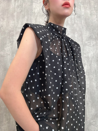 bow tie simple blouse