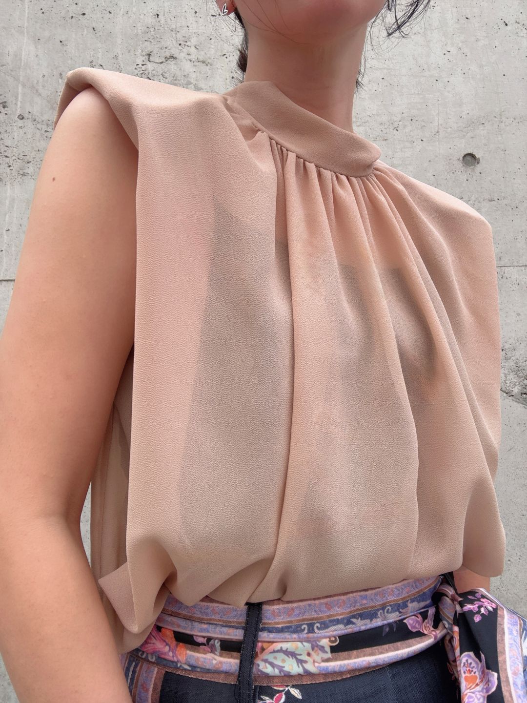 bow tie simple blouse