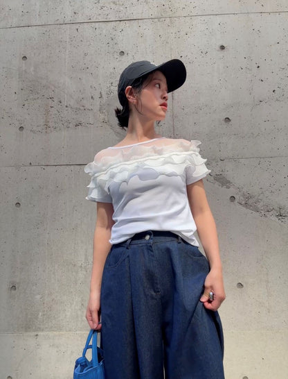 volume sheer cut and sew