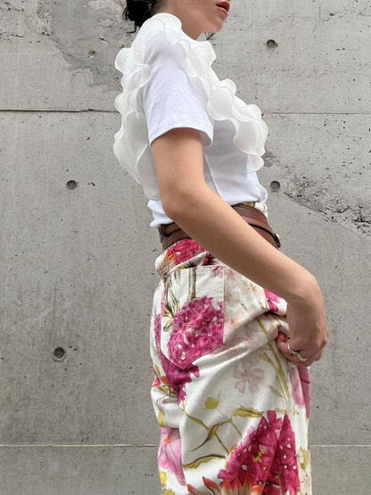 frill sleeve pullover　　