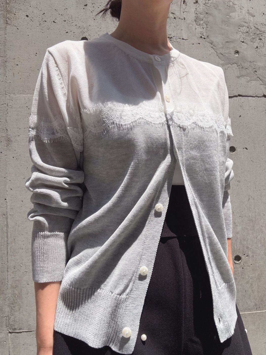 classic lace cardigan