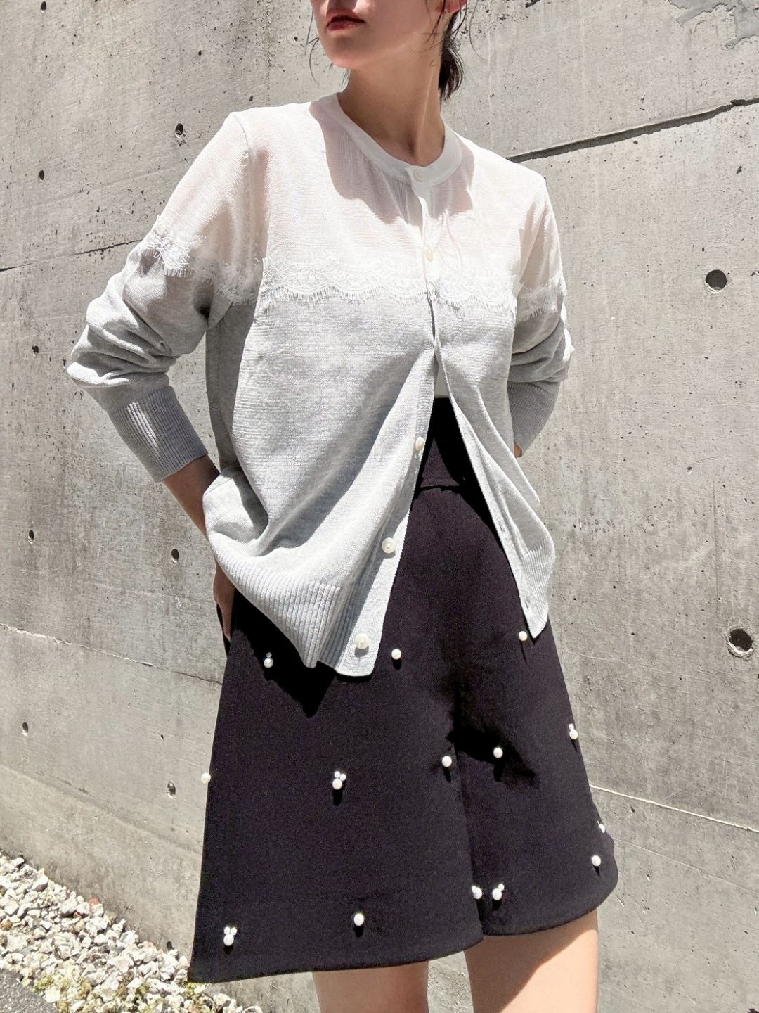 classic lace cardigan