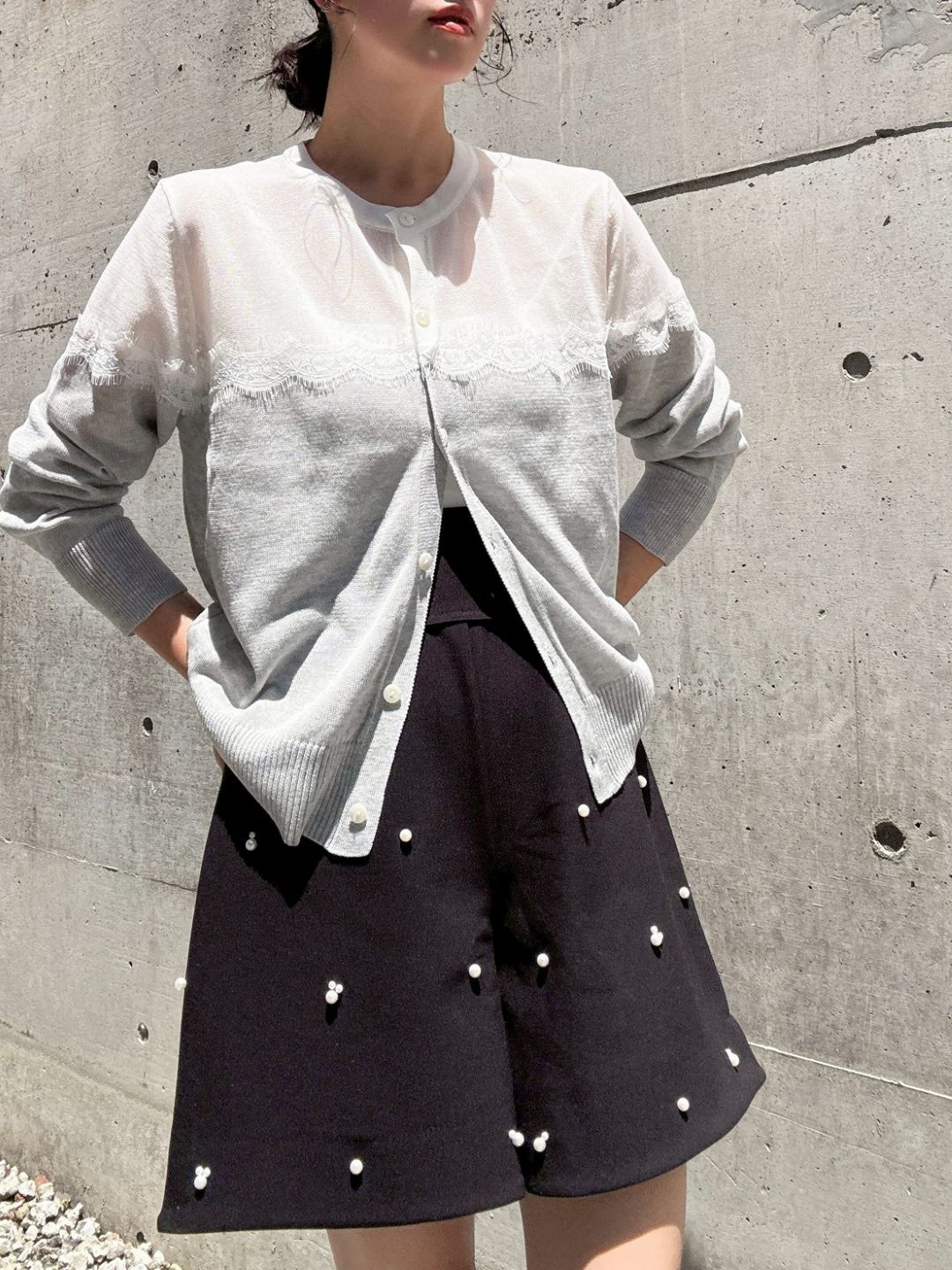 classic lace cardigan