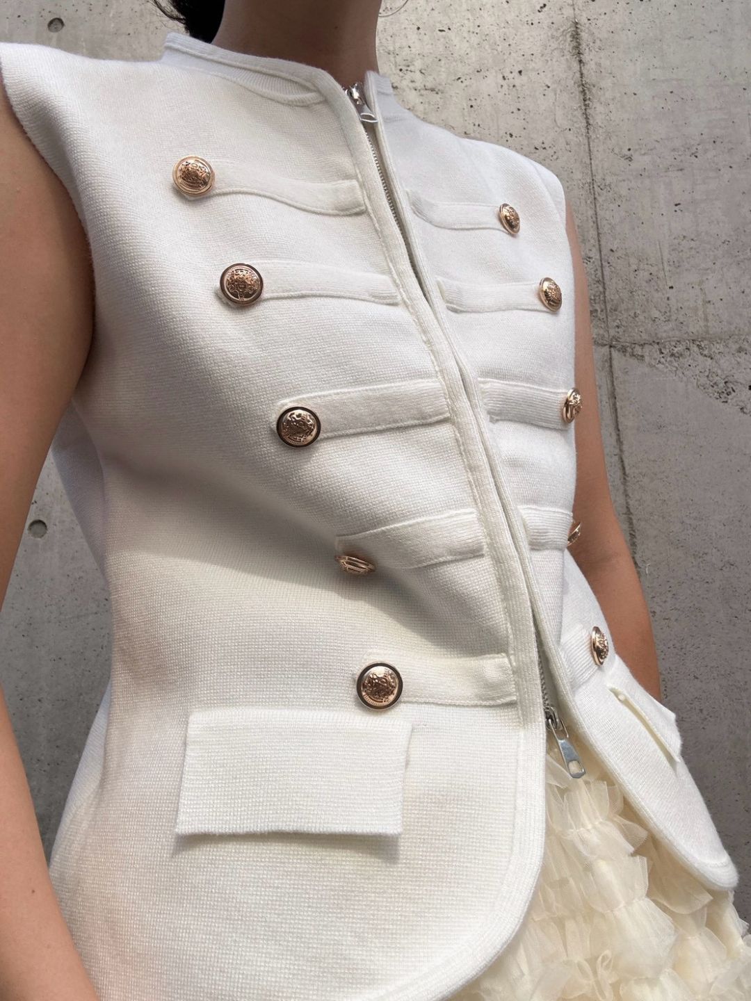napoleon knit vest