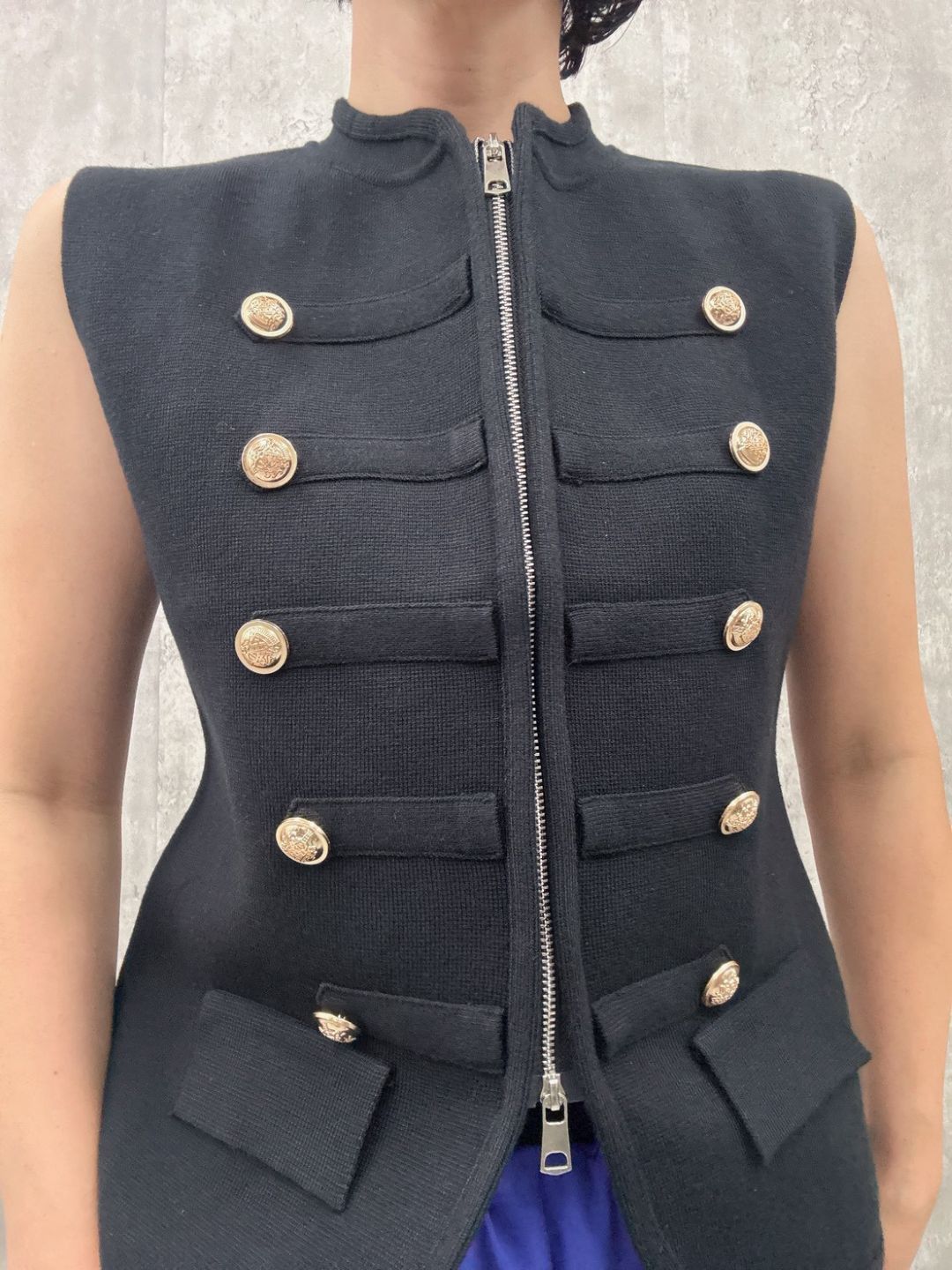 napoleon knit vest