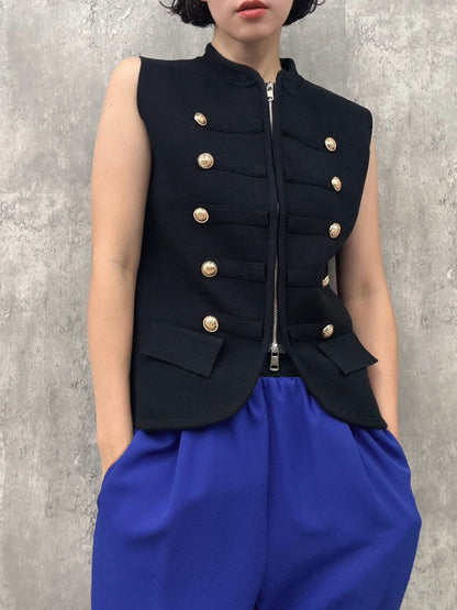 napoleon knit vest