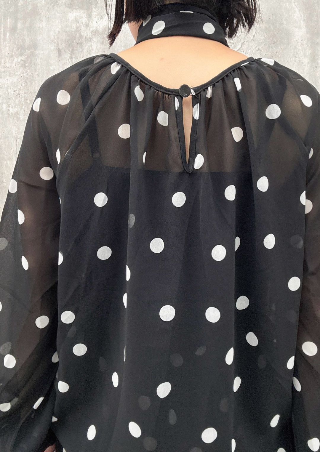 dot 2way blouse＆widepants set up