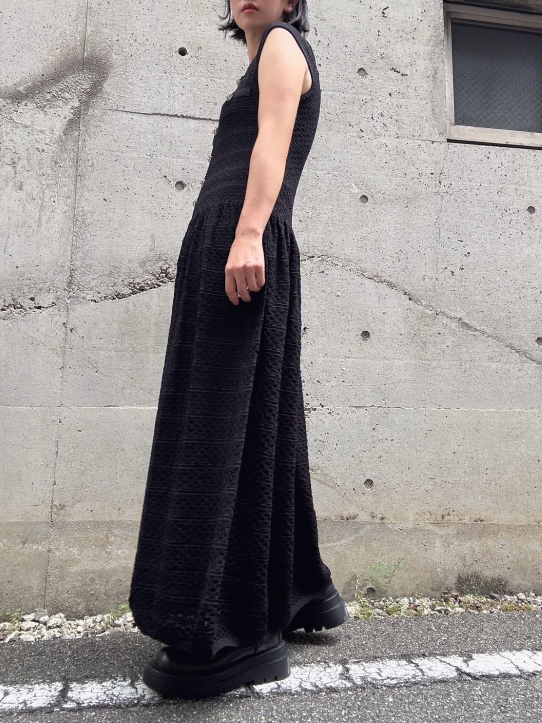 bijou button maxi one piece