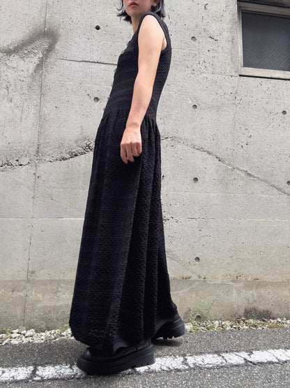 bijou button maxi one piece