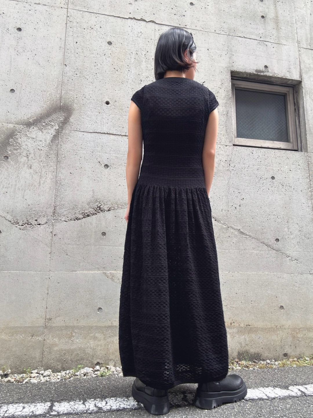 bijou button maxi one piece