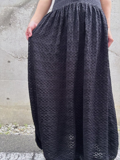 bijou button maxi one piece
