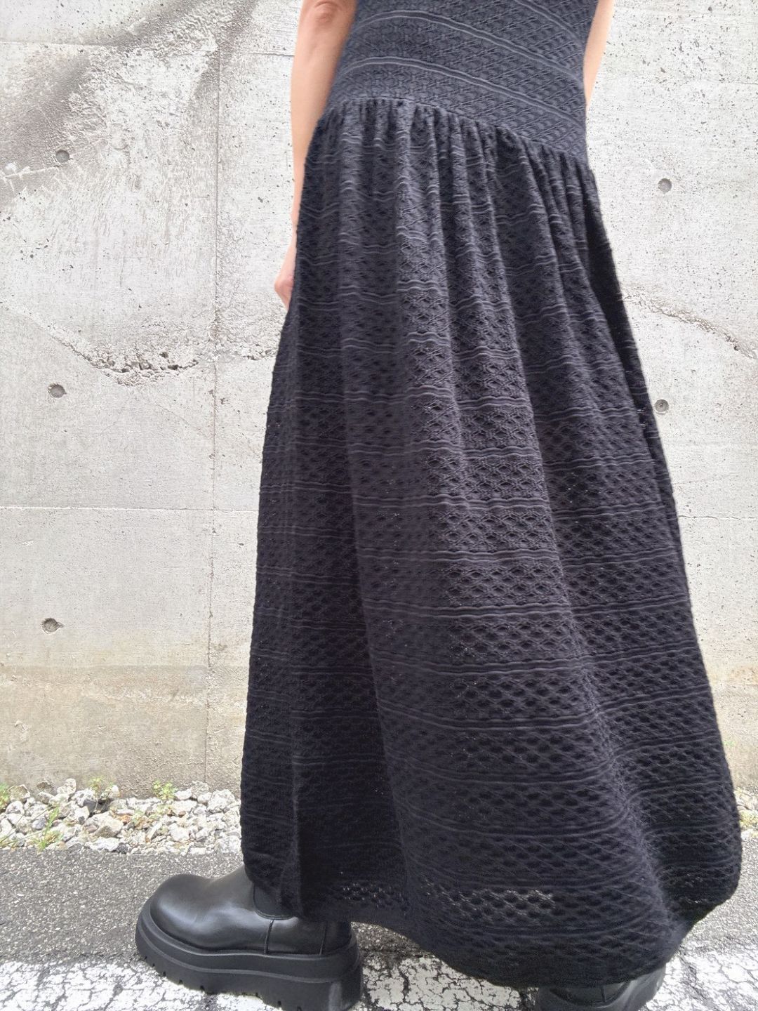 bijou button maxi one piece