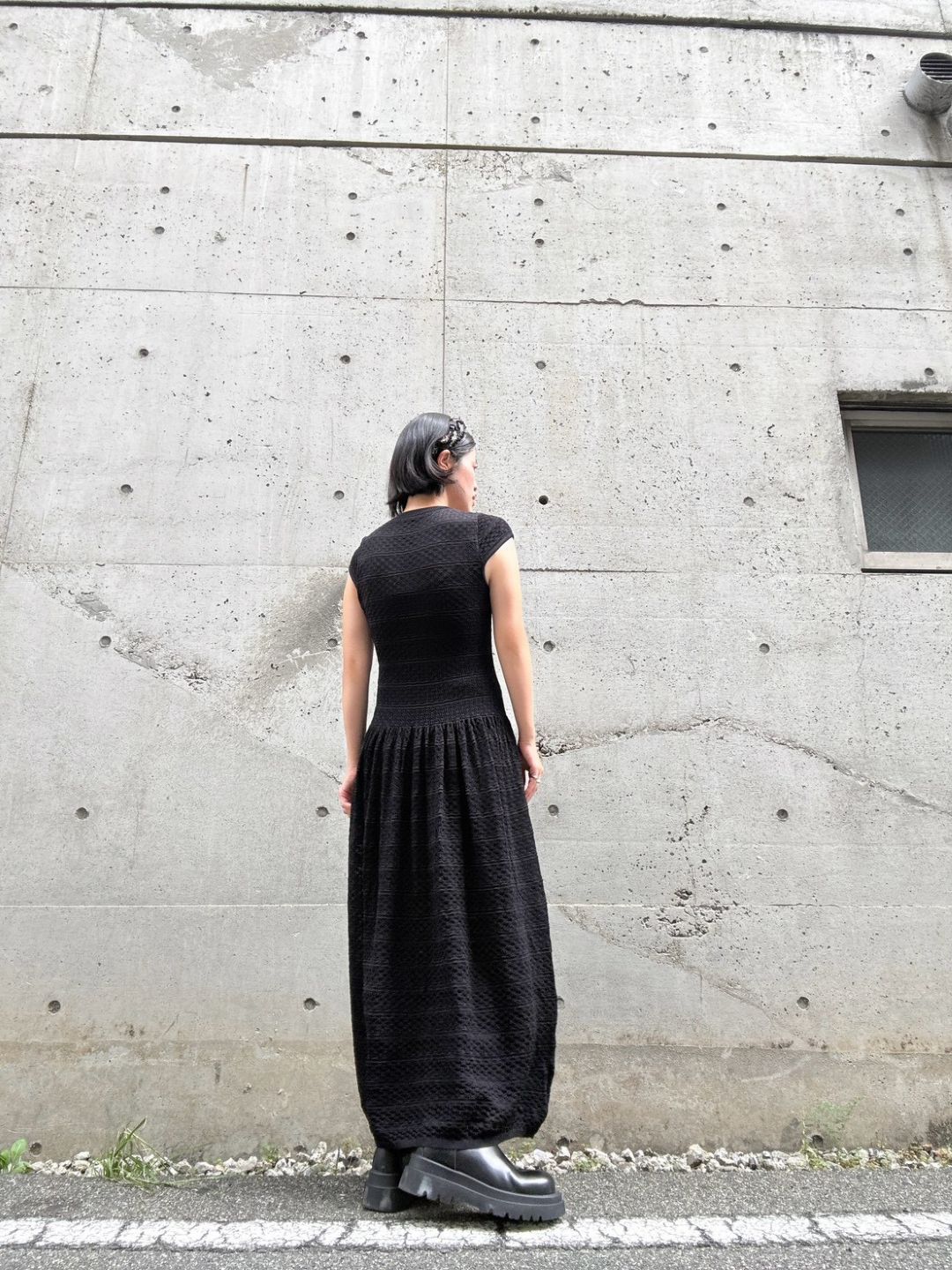 bijou button maxi one piece